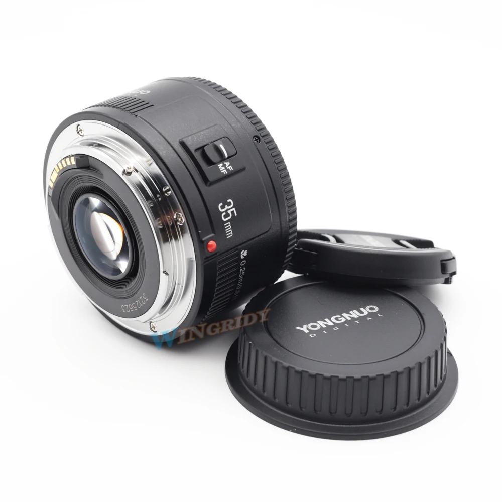 35 мм Объектив Светодиодная лампа для видеосъемки Yongnuo YN35mm F2.0 широкоугольный