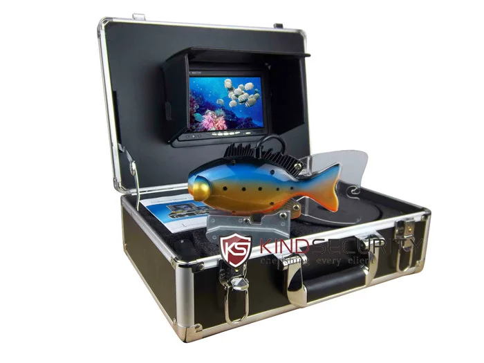 20M Underwater Fishing DVR Camera Kit Control Box With Video function 7&quot TFT Color Fish Finder | Безопасность и защита