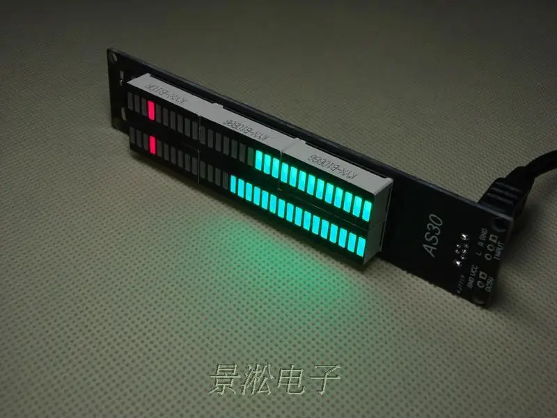 AS30 30 сегмент светодиодный индикатор уровня Музыка спектр электронный ритм