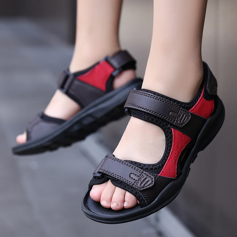 Дизайнерские легкие сандалии для мальчиков детские летние пляжные повседневные