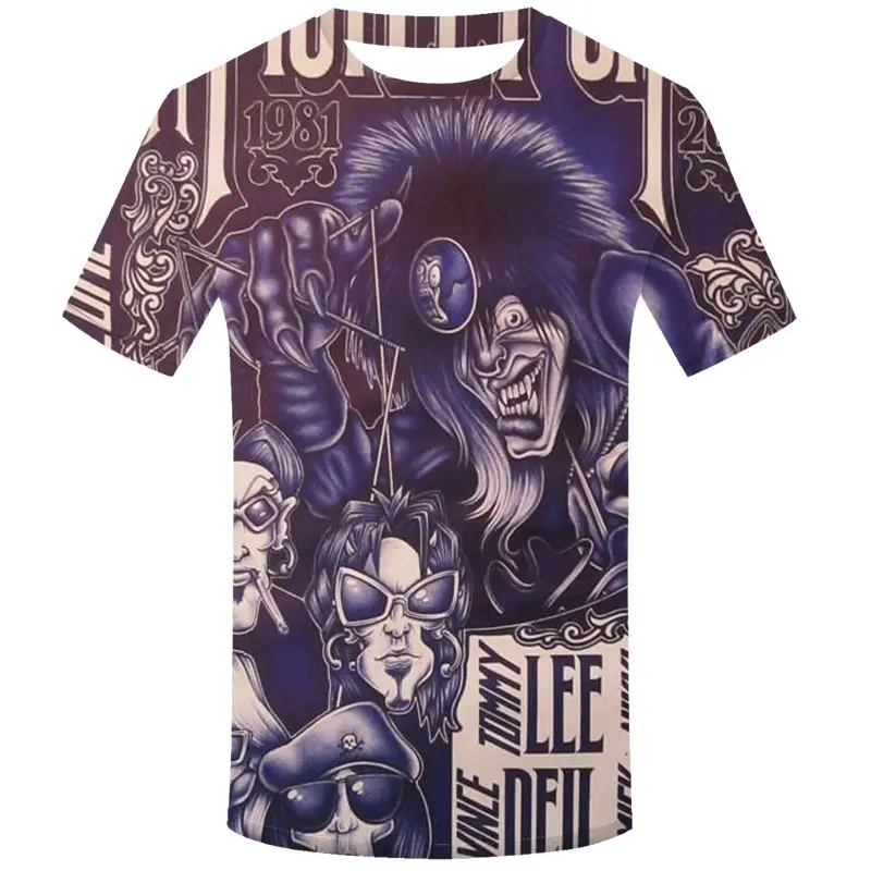 DMY734 С надписью Mötley Crüe Новая горячая Распродажа Для мужчин футболка Размеры качество футболки мужские с принтом короткий рукав с круглым вырезом модная футболка - Цвет: DMY734