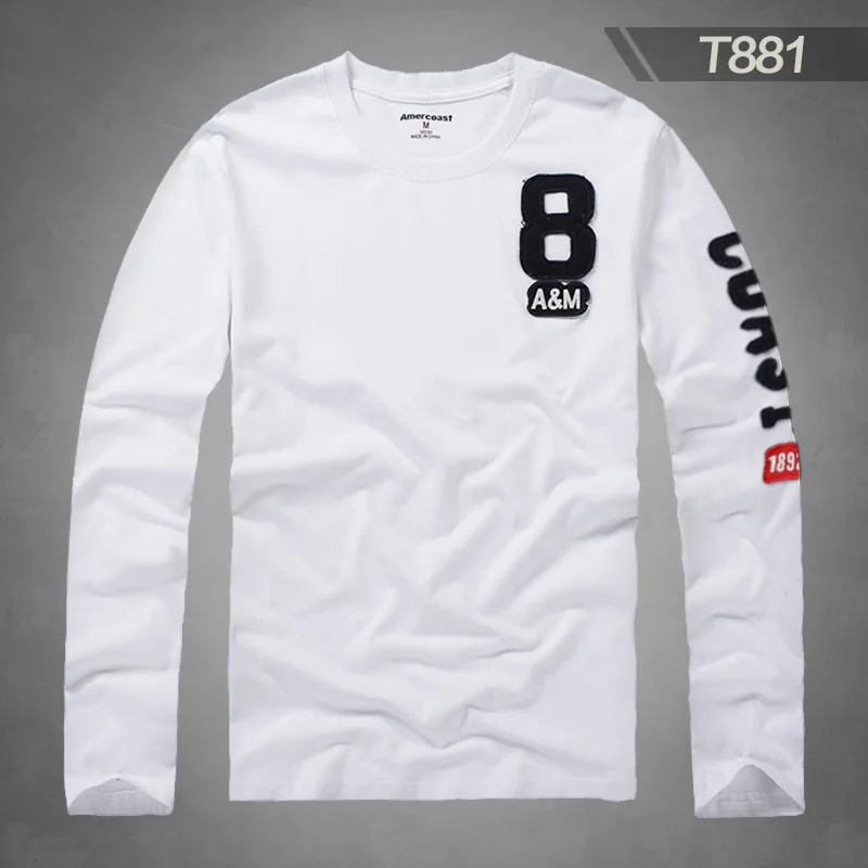 T881 white Футболка с круглым воротником, футболка из чистого хлопка, спортивный костюм из чистого хлопка, повседневные мужские модные футболки, подарок на день отцов - Цвет: T881 white