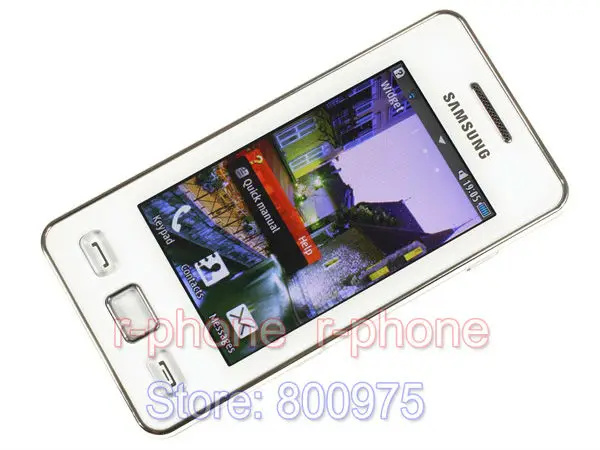 3 0 &quotемкостный сенсорный экран Оригинальные Сотовые телефоны Samsung S5260 II 3.15MP