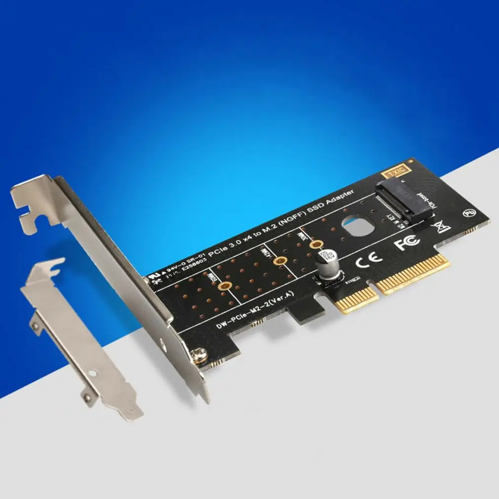 M.2 Накопитель SSD с протоколом NVME NGFF к PCI Express 3,0X4 адаптер M ключ интерфейсная карта полная скорость 6 Гбит/с адаптер