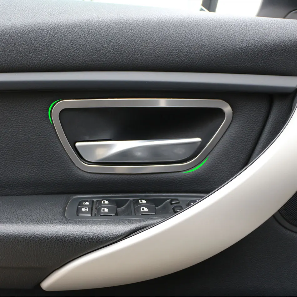 Цвет моя жизнь нержавеющая сталь внутренняя дверная ручка кольцо наклейка для BMW