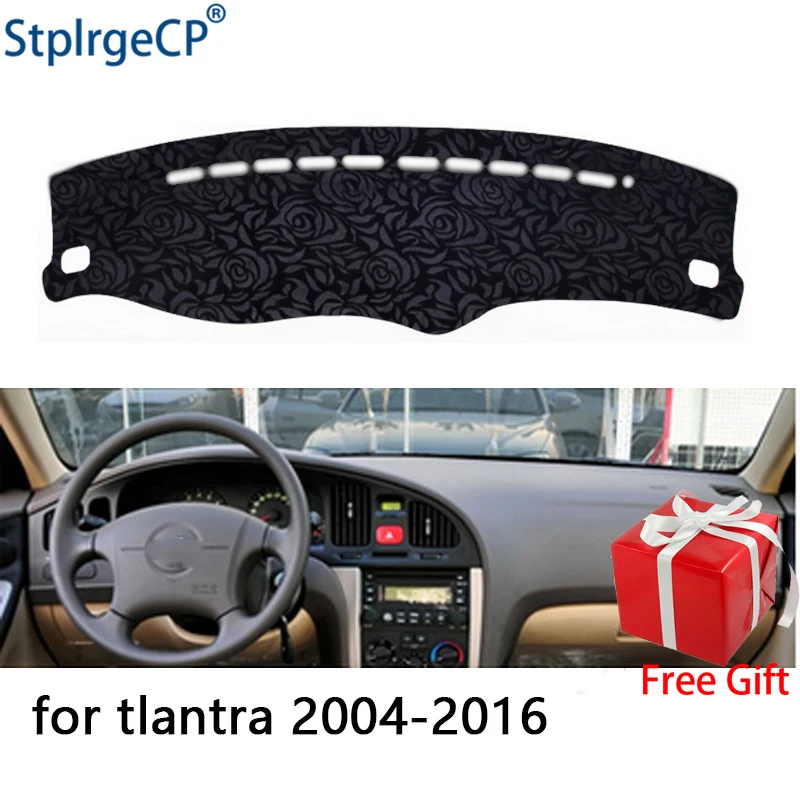 Нескользящая накладка на приборную панель автомобиля с рисунком розы ковриком