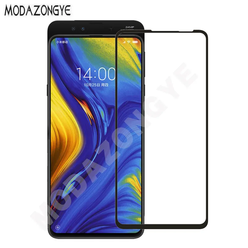 Защитная пленка для экрана Xiaomi Mi Mix 3 из закаленного стекла Mimix Mix3 с полным