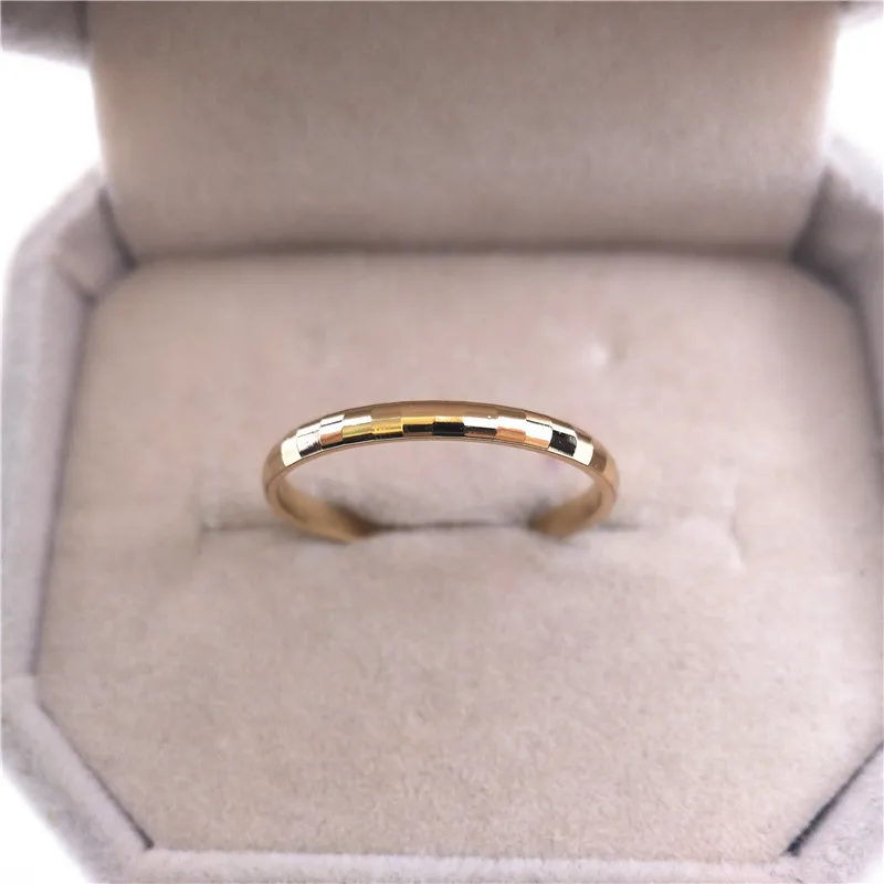 INALIS желтое золото ювелирное изделие унисекс кольца для мужчин и женщин подарок