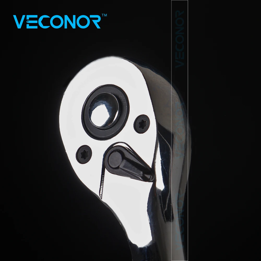Veconor высокий крутящий момент ключ трещотка для розетки 72teeth Quick Release усилила хром