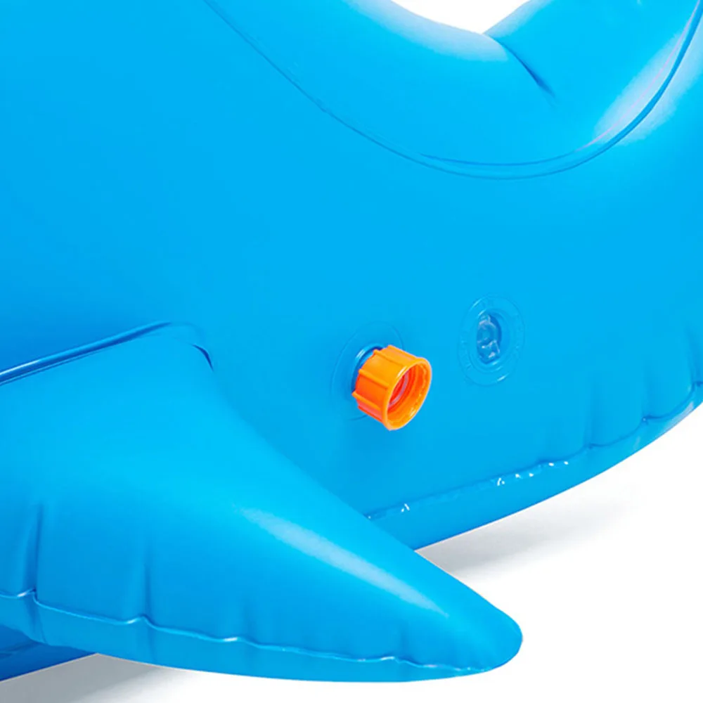 Новорожденные младенцы плавают Bule водный спрей Дельфин ветряная цепь маленькая