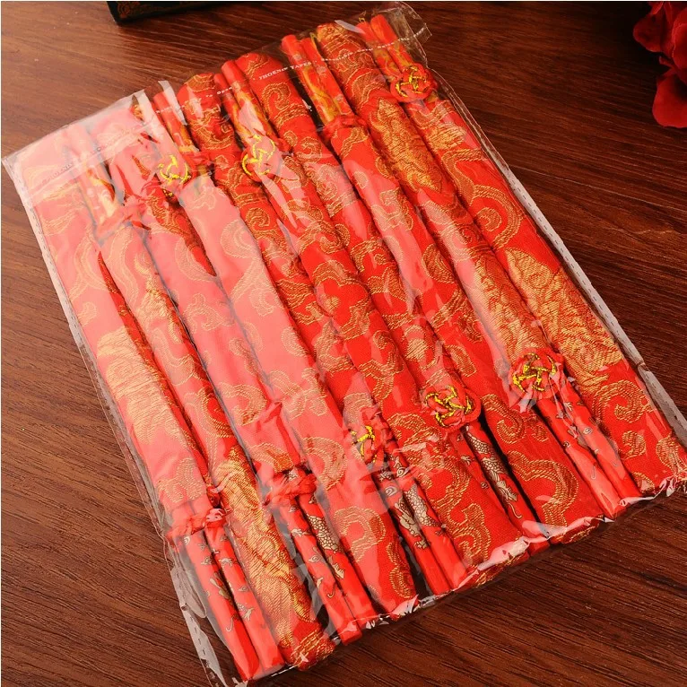 Hot sell 500pcs/lot Wood Chinese chopsticks printing both the Double Happiness and Dragon Wedding favor | Дом и сад