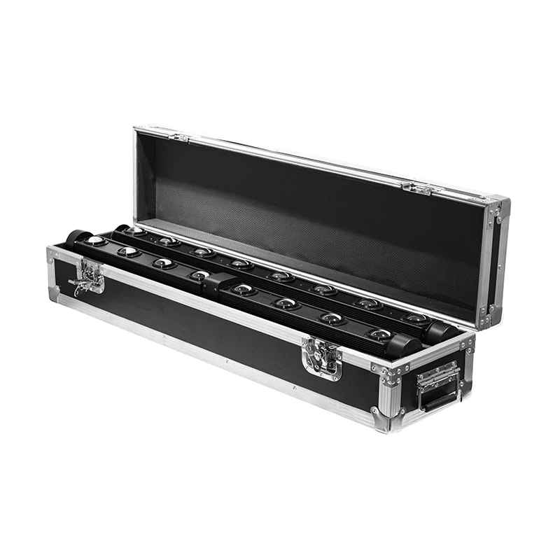 Чехол с 2/шт светодиодный бар 4x12 Вт+ 4x12 Вт Подвижная головка Контроллер освещения DMX мобильный производственный чехол для храмов