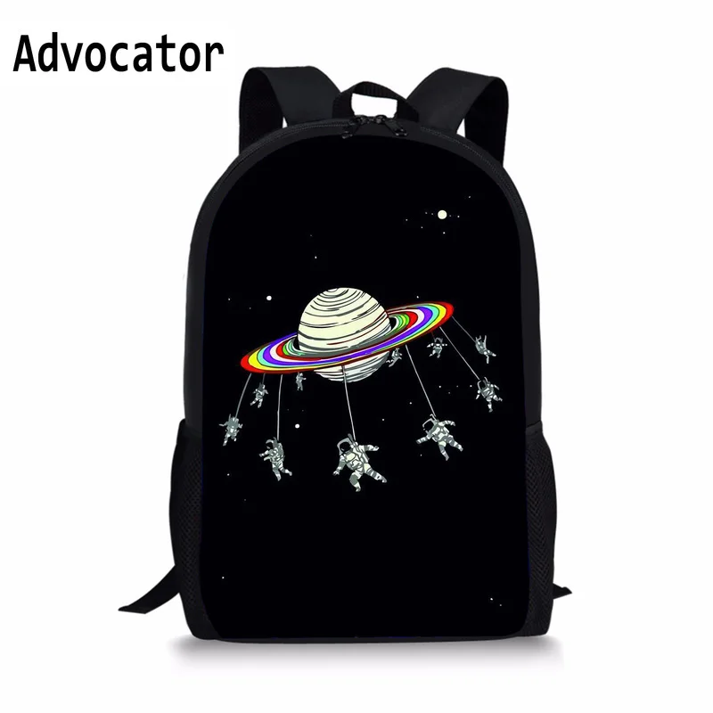 Школьные принадлежности с мультипликационным рисунком инопланетянина, Подростковый рюкзак для колледжа, сумка для книг, сумка на плечо, шк...