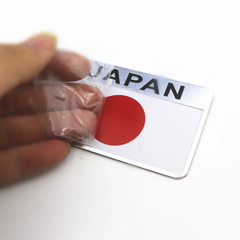 Металлический значок эмблема с японским флагом японские наклейки на автомобиль