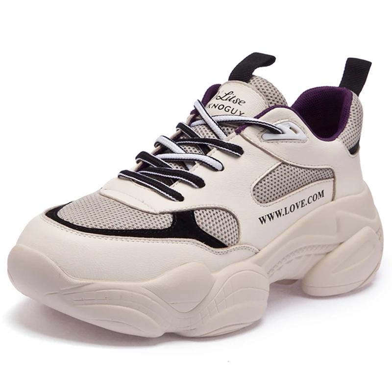 Женские сетчатые кроссовки RASMEUP летние дышащие брендовые на платформе обувь для