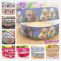 29 styles to select 10 yards dogs printed grosgrain ribbons quality tapes for hairbow gift pack clothing wear bowknot diy
