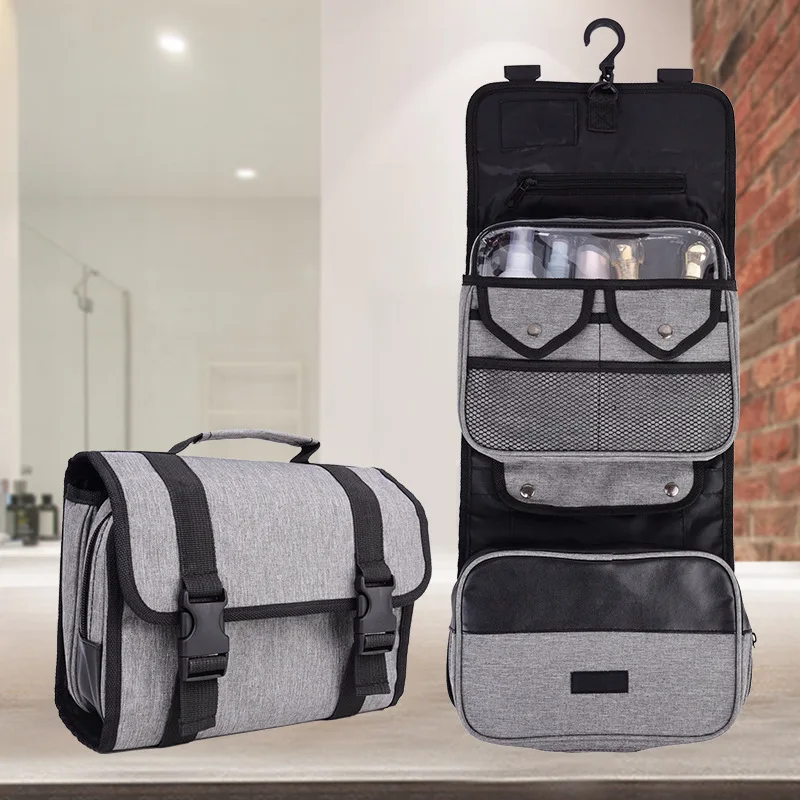 

women make up handbag Hanging Cosmetic bag beauty Toiletry bath Wash case men Travel organizer insert pouch makeup box neceser