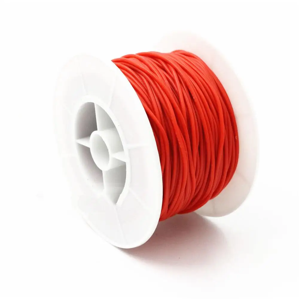 red 18 20 22 24 26 28 30 AWG силиконовые провода электронный проводник к внутренней проводке кабели провода DIY - Цвет: red