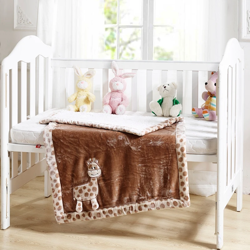 2017 мягкий полиэстер детская Одеяло с серый слон # TT- | Дом и сад