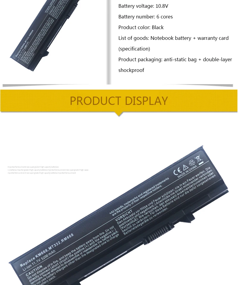 HSW ноутбук Батарея для Dell Latitude E5400 Latitude E5410 Latitude E5500 Latitude E5510 312-0762 312-0769 451-10616 KM742 KM769