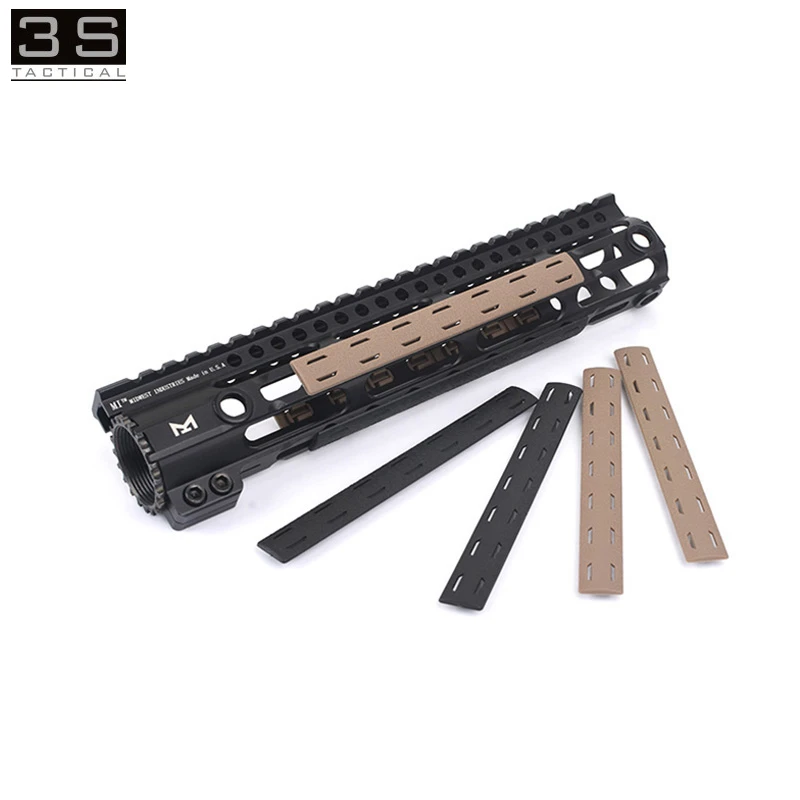 5 шт. BCM M Lok Rail Cover panel комплект для Mlok Handguard Free Float Handguard Airsoft 140*16 мм