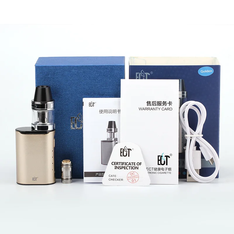 ECT005 оригинальный набор электронных сигарет с ECT C30 мини батарейный отсек Kenjoy Met