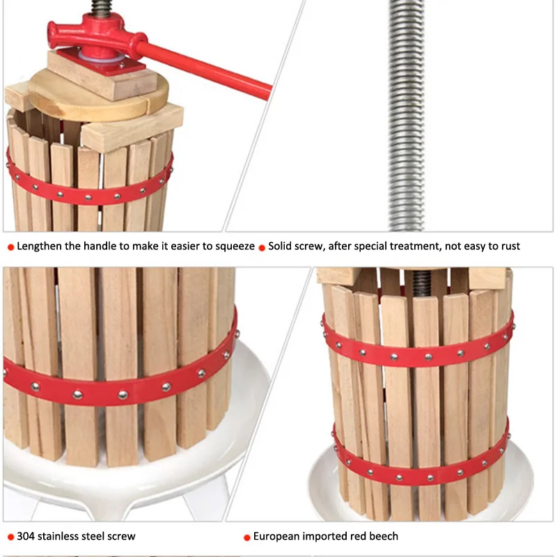 Ручная пресс соковыжималка сделай сам для виноградного вина разделение остатков