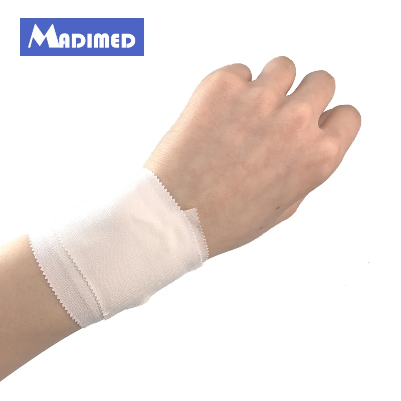 MADIMED 6 рулонов/партия хлопковая спортивная лента 2 5 см x 10 м 3 8 Водонепроницаемая