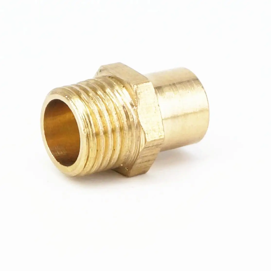 Латунный редуктор с шестигранной головкой M8x1mm гнездо на 1/4 "BSP наружная резьба