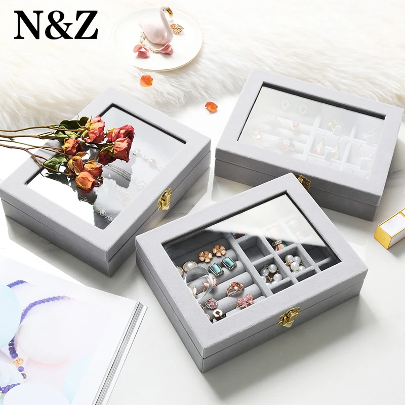 N & Z коробка для упаковки ювелирных изделий шкатулка изысканного макияжа
