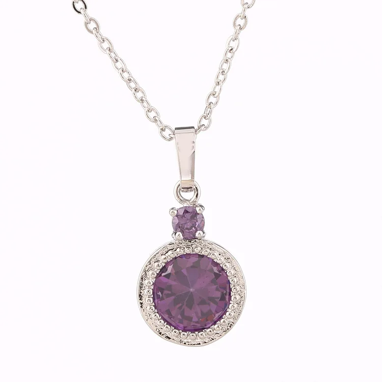 18K Gold White gold plated Austrian crystal beauty necklace pendant fashion jewelry 1307 | Украшения и аксессуары