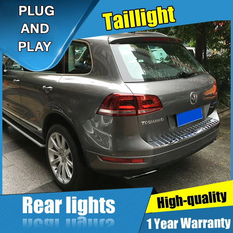 4 шт. автомобильный Стайлинг для Volkswagen Touareg светодиодный задний светильник s 2011 2013