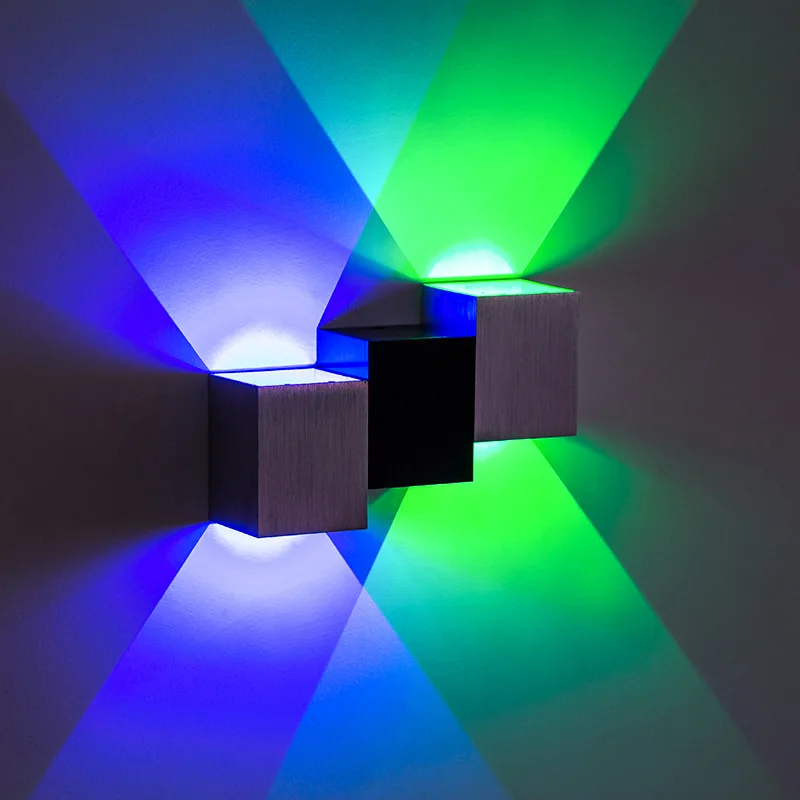 Настенный светильник бра алюминиевый корпус 2 Вт 6 современный светодиодный