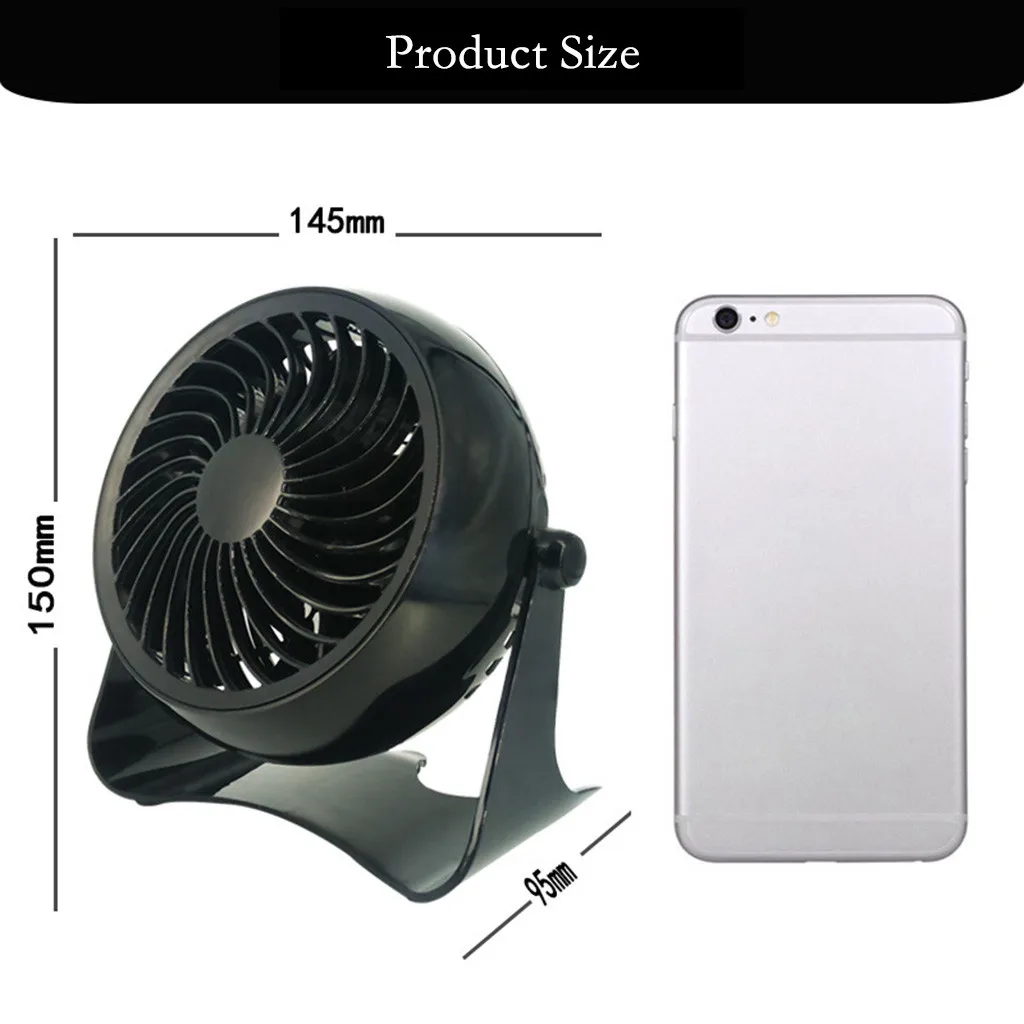 Мини настольный usb-вентилятор небольшой тихий персональный кулер с питанием от USB