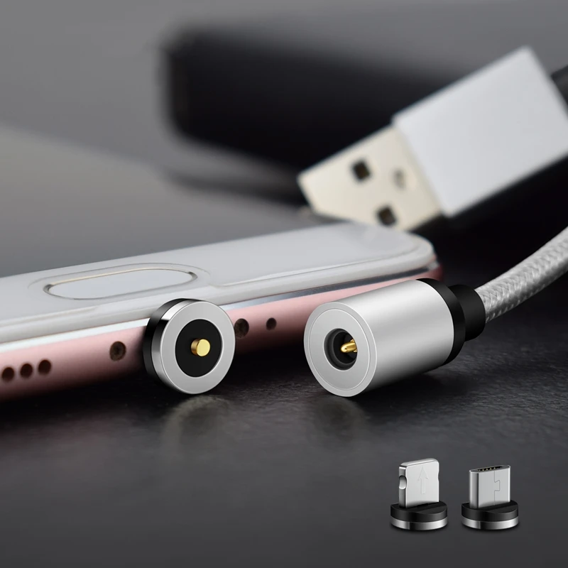 DORWEE Магнитный кабель для 8 pin Micro usb type C 3 в 1 мобильный телефон зарядный type-c магнит