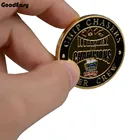 Горячая покер карты гвардии протектор металлический жетон монета с Пластик крышка Техасский покер чип штроборез покер под горло Кнопка Дилера покера