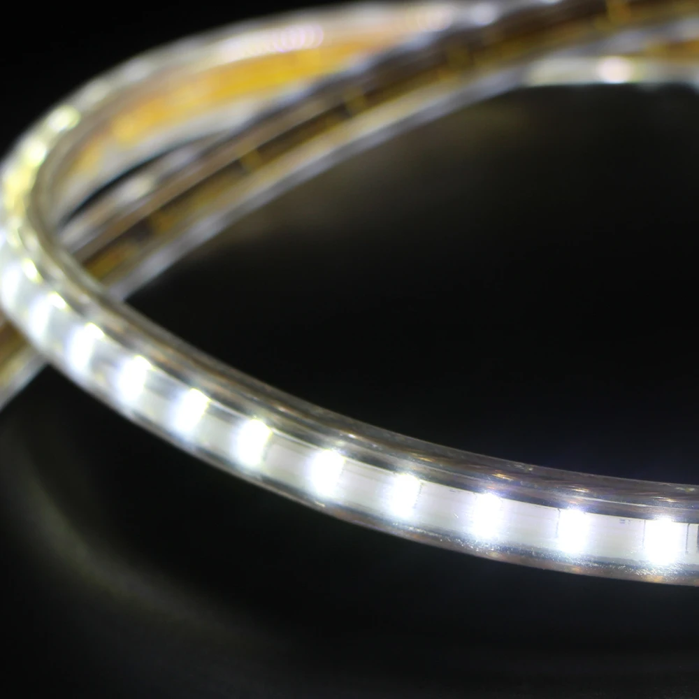 Светодиодная лента водонепроницаемая 120 светодиодов/м 3014 в перем. Тока 220 IP67 |