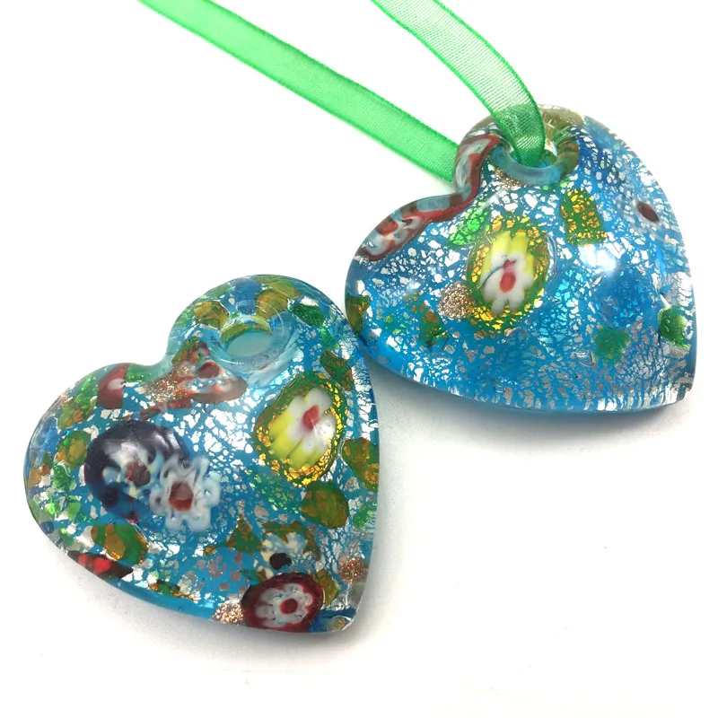 Лидер продаж европейские Подвески в виде лампворк 2 шт./лот стеклянные подвески
