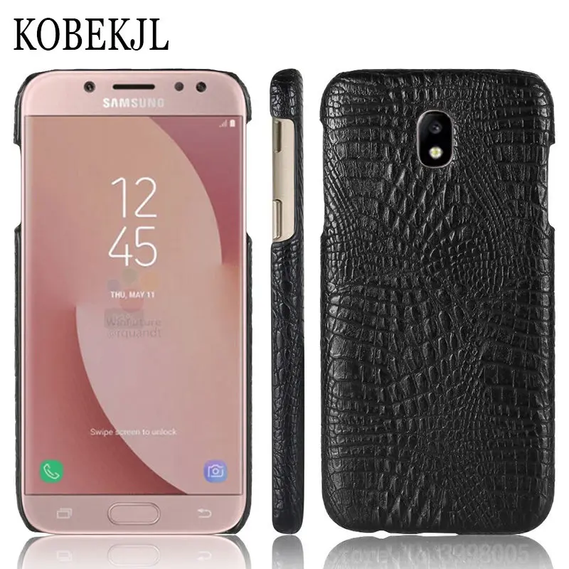 Чехол для Samsung Galaxy J7 2017 чехол Pro жесткий из искусственной кожи телефона J 7 J730F J730