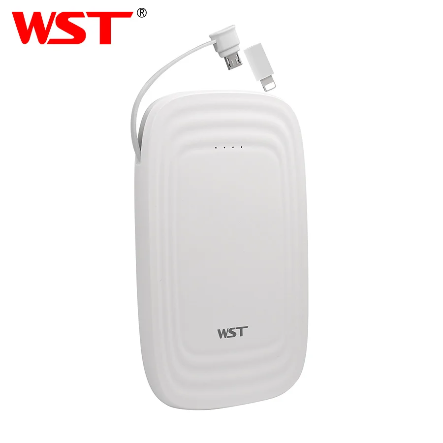 WST 5000 мАч портативный милый мобильный внешний аккумулятор для Xiaomi Samsung Phone Poverbank