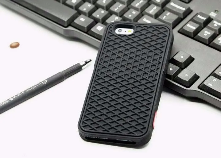 Full Black Вафельный брендовый мягкий силиконовый резиновый чехол для iphone 11 Pro Max 5S 6 6S 7 8 Plus XS Max XR чехол для телефона задняя крышка - Цвет: Full Black