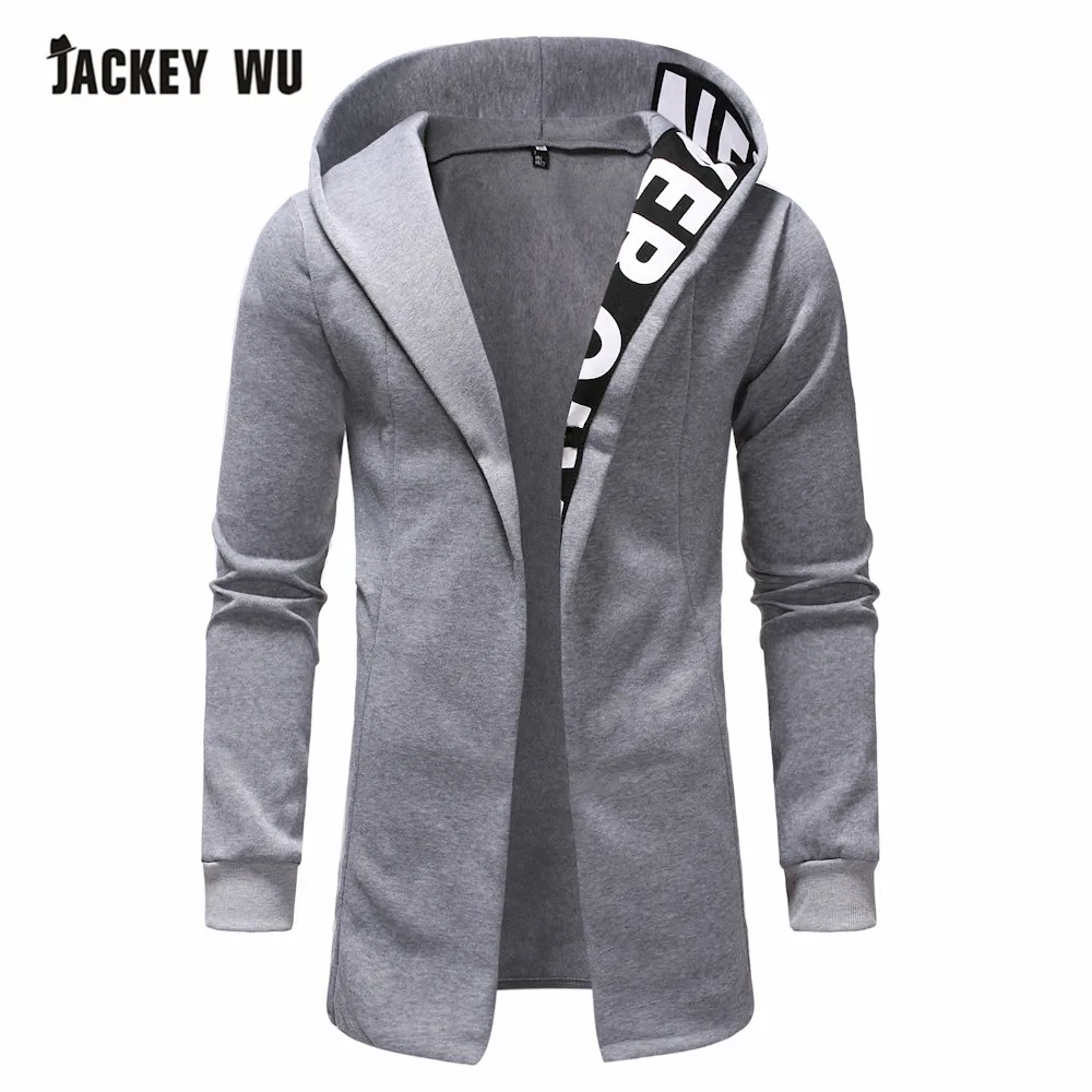Бренд JACKEYWU мужские толстовки 2019 модный кардиган с буквенным принтом однотонная