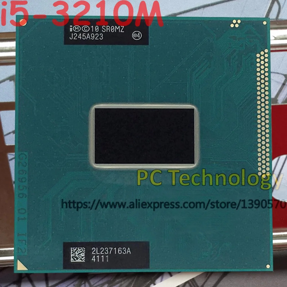 Оригинальный процессор Intel Core, процессор SR0MZ, процессор i5 3210M, 2,50 ГГц, L3 = 3 м, двухъядерный процессор, Бесплатная доставка в течение 1 дня