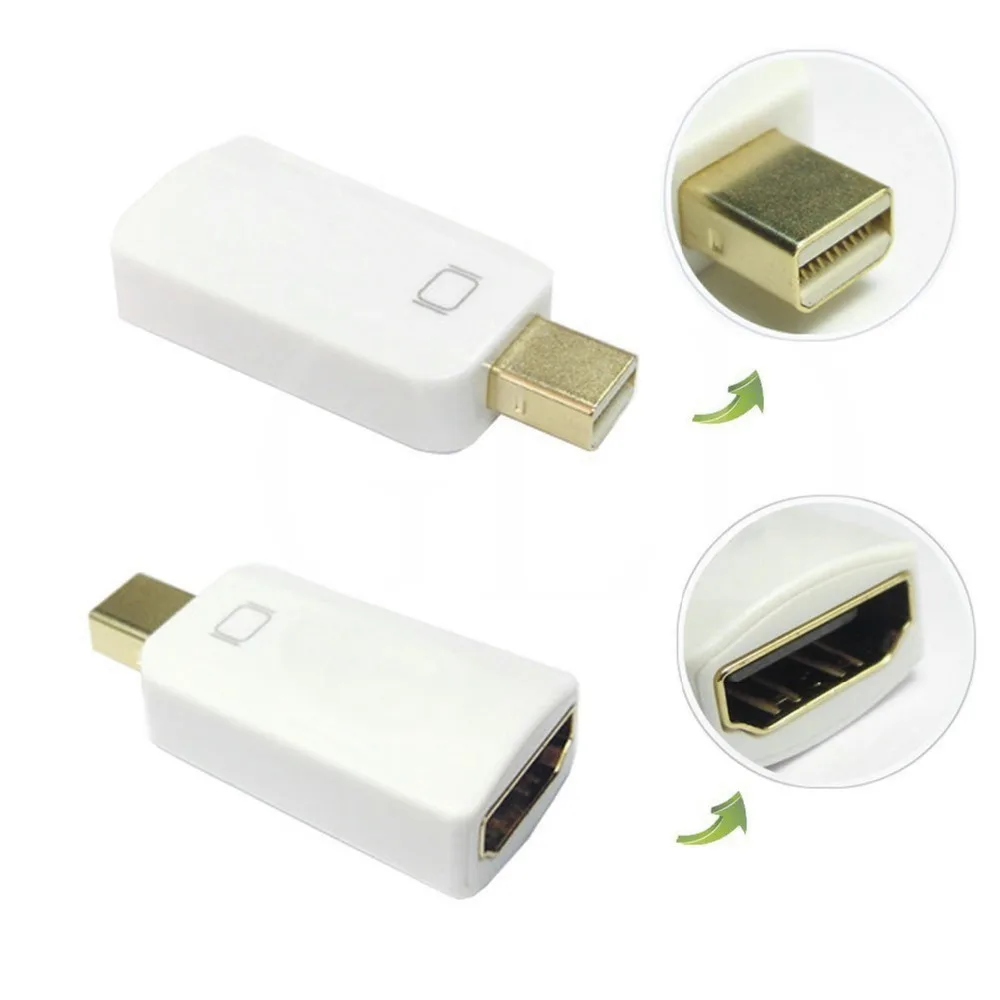 4K * 2K HDTV Mini DP miniDisplayPort к HDMI адаптеру разрешение 3840x2160 для MacBook Mac Pro Air адаптер Гаджет