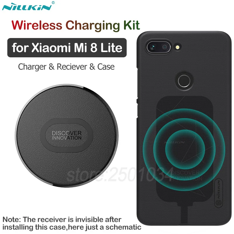 NILLKIN для Xiaomi mi 8 Lite Qi беспроводной набор зарядки Беспроводное зарядное устройство