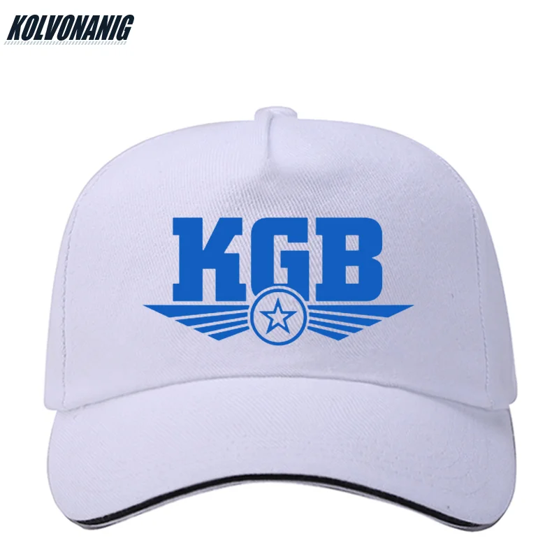 CCCP СССР русский КГБ бейсбольная кепка с надписью в стиле унисекс черный красный