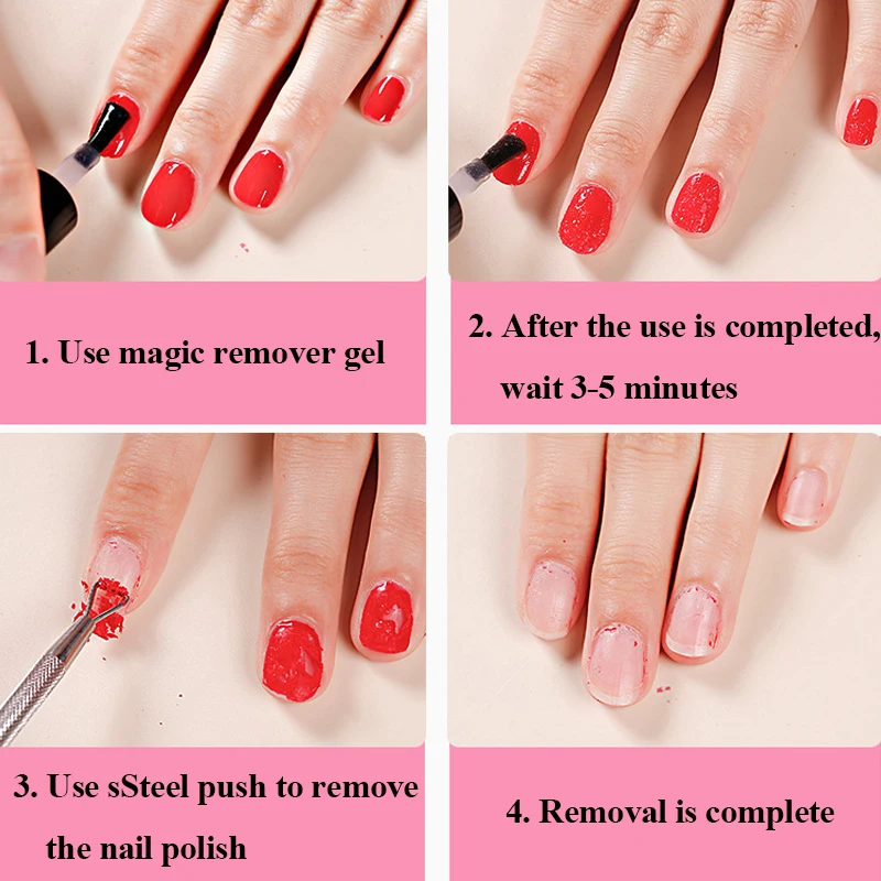 Волшебный гель для удаления ногтей 12 мл быстрого лака не требуется УФ