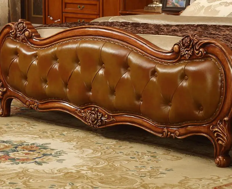 Деревянная кровать в стиле барокко|bedroom set|luxury bedroom setsluxurious bedrooms |