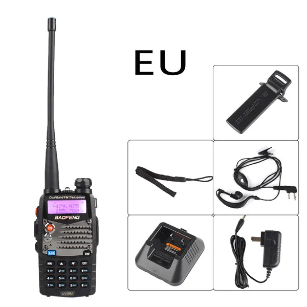 EU Digitalworld дальний Модернизированный UV5R для CB радио станция радиосканер полиции двусторонней радиосвязи 4/1 Ватт#274725 - Цвет: EU