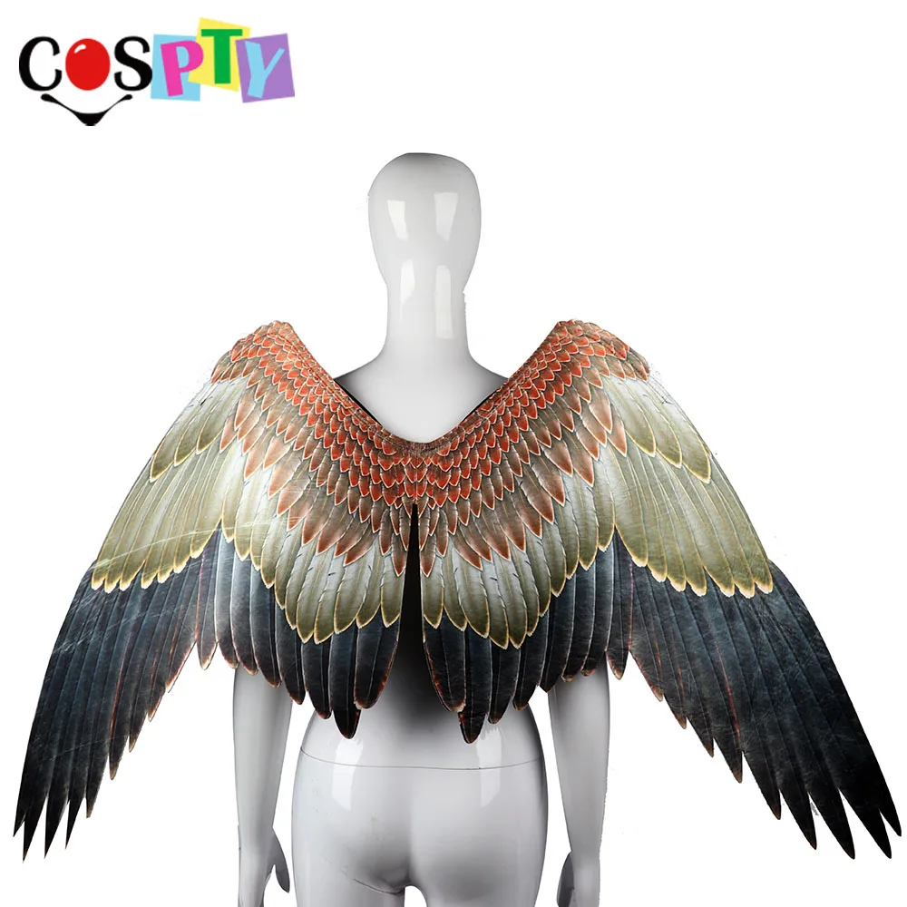 same as picture Cospty Disfraz De Pajaritos Burningman фестиваль для взрослых японская игра Onmyoji Косплей Tengu птица карнавальный костюм большие крылья - Цвет: same as picture